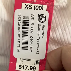 FINAL MARKDOWN Xhilaration swimsuit top xs NWT thumbnail 3