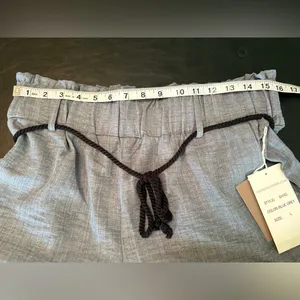 Ci Sono High Waist Blue Grey Shorts NWT size Large thumbnail 7