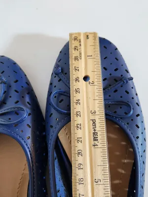 Nautica Navy Blue Perforated Ballet Flats Size 9.5 NWOT thumbnail 9