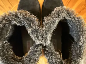 Staheekum Olivia Black Suede Womens Size 10 Cozy Plush Lining Boots thumbnail 5
