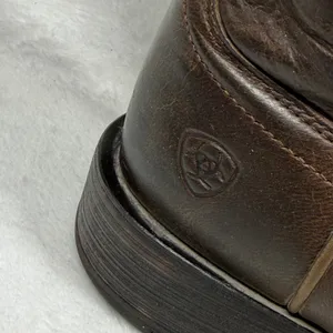 Ariat Circuit Patriot Weathered Tan Leather Square Toe‎ Boots 7B Heritage thumbnail 4