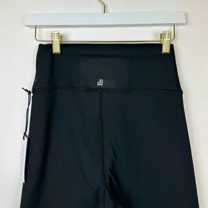 WeWoreWhat Lace Up Biker Shorts Black Revolve Athleisure Minimalist Small NWT thumbnail 8