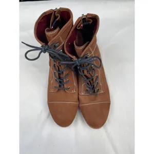 Tommy Hilfiger Women's Brown Suede Ankle Boots Shoes Size 7.5 SKU 4043 thumbnail 7