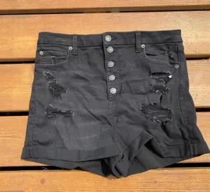 NWT AE Black Ne(x)t Level Curvy Super Hi-Rise Shortie thumbnail 3