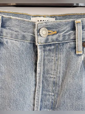 AGOLDE Parker cropped high-rise straight-leg jeans denim pants thumbnail 3