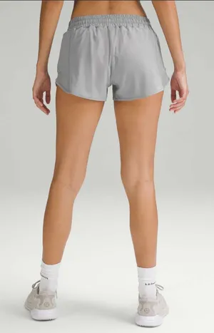 Lululemon Hotty Hot Low-Rise Lined Shorts 2.5” in Rhino Grey Size 10 thumbnail 1