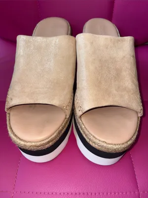 Free People Santorini Espadrille Chunky Mule Sandals thumbnail 2