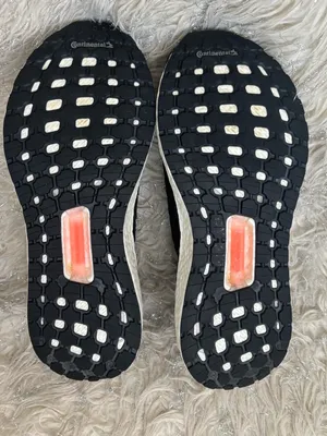 Adidas Ultraboost Black/White Women’s Knit Running Sneakers Size US 8.5 UK7 thumbnail 7