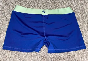 Rebel Athletic Cheer Athletics Shorts Size AXL Green Blue thumbnail 2