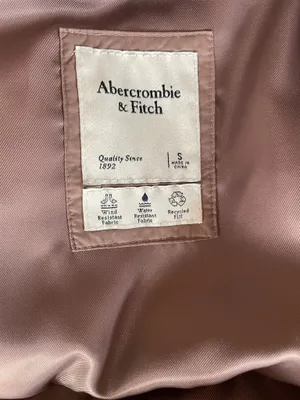 Abercrombie &Fitch Women Padded Jacket Small Loose fit brown pit to pit 24in thumbnail 4