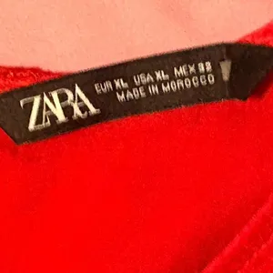 Zara Red Velvet Wrap Romper with Tie Waist Sz XL thumbnail 6