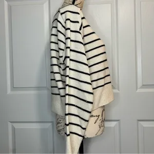 Tahari Striped Cropped Sweater thumbnail 5