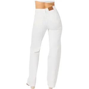 Judy Blue Wide Leg Jeans Size 15/32 White NWT Braided High Waist JB88781 WHT thumbnail 2