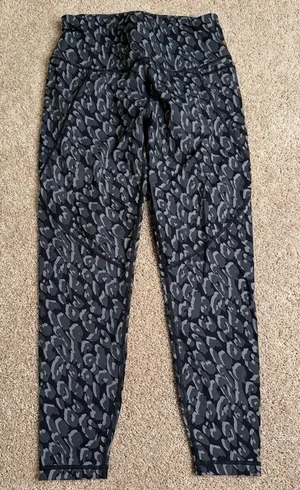 Sweaty Betty Power 7/8 Leggings Gray Leopard Print High Rise Gym Yoga Size‎ 6 thumbnail 1