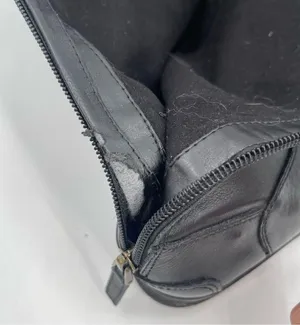 SAM EDELMAN Penny Boots Size 5 Black Leather New with * Flaws Tall Zipper Winter thumbnail 7