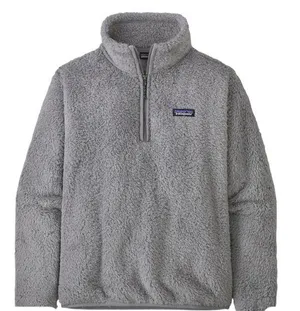 Patagonia Women's Salt Grey Los Gatos 1/4-Zip Fleece Pullover W-845 Sz M thumbnail 1