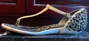 Sam Edelman Studded Embellished Ornate Crystal sandals thumbnail 9