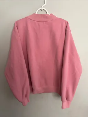 Parke 2026 Valentine’s Day Jean Heart Varsity Mockneck Sweatshirt Size L/XL. thumbnail 6