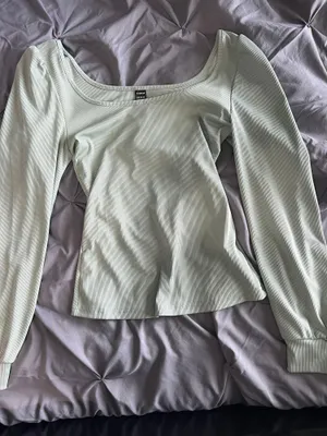 SheIn Square neck long sleeve thumbnail 1