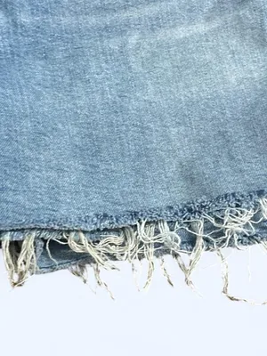 Madewell Denim Shorts Size 26 Blue Button Front Pockets High-waisted thumbnail 4