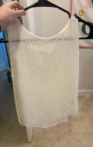 White Lace Top Shein thumbnail 1
