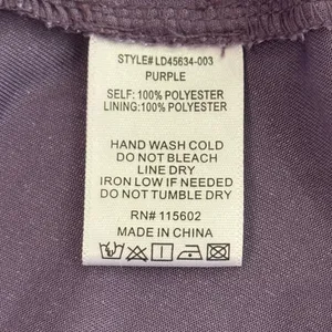 Lush Clothing NWOT Purple Crushed Velvet Mini Dress Sz L – Empire Waist Skater Party thumbnail 7