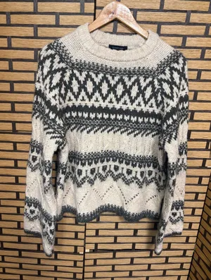 Sanctuary tan fair aisle sweater size medium thumbnail 1