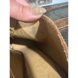 Franco Sarto Denzel Suede Stack Heeled Mules SIZE 7.5 thumbnail 5
