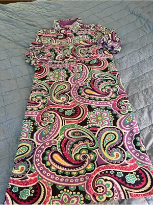 Peter Millar Vibrant Paisley Dress Womens Medium thumbnail 1