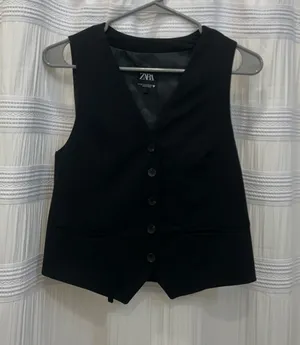 Zara Black Vest Top thumbnail 3