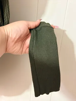 Free People We The Free Catalina Thermal Top Olive Green Long Sleeve XS thumbnail 5