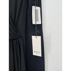 MAYES NYC Sleeveless Draped Black Dress‎ Size 18 Little Black Dress thumbnail 6