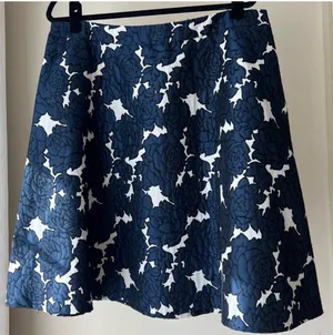 Lane Bryant Print Flare Abstract Skirt 16 thumbnail 1