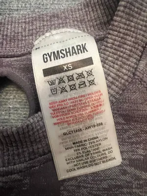 Gymshark Lavender Gray Adapt Camo Seamless Long Sleeve Crop Top XS thumbnail 3