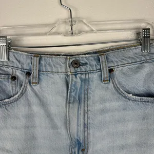 Abercrombie and Fitch High Rise Rigid Pockets‎ Denim Mini Skirt Women’s Sz 30 thumbnail 3