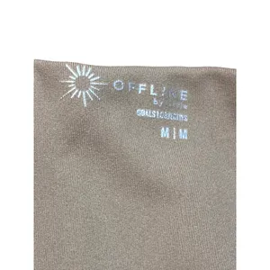 OFFLINE by Aerie Pleated Tennis‎ Skirt Athletic Skort Beige Women's SZM Tennis thumbnail 3