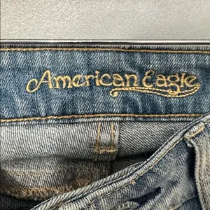 American Eagle Women Skinny Jeans Light Wash Stretch Denim 2 thumbnail 3