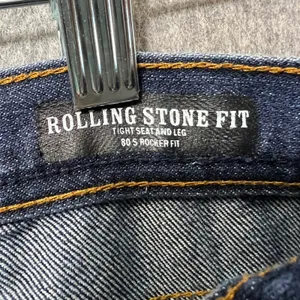 Vintage Y2K Ezekiel Denim Jeans Rolling Stone Rocker Fit Dark Wash 30‎ Low Rise thumbnail 8