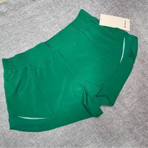 Lululemon Hotty Hot High Rise Athletic Short in Kelly Green Size 12 NWT thumbnail 6