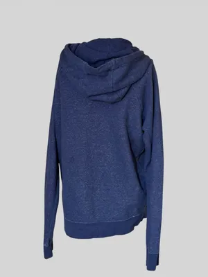 Nike Blue Pullover Hoodie with Black Logo thumbnail 4