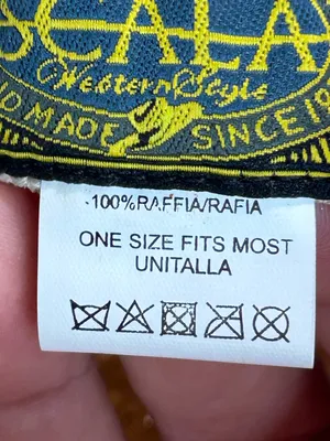 Scala Women’s Cattlemen Western Hat, 100% Rafia with Turquoise Beaded Design, OS thumbnail 11