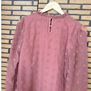 Liumilac Mauve Blouse‎ Size Medium Pink thumbnail 6