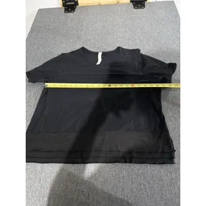 Lululemon Women Sole Training Short Sleeve Shirt Sheer With Ruffle Detail Sz 12 thumbnail 6