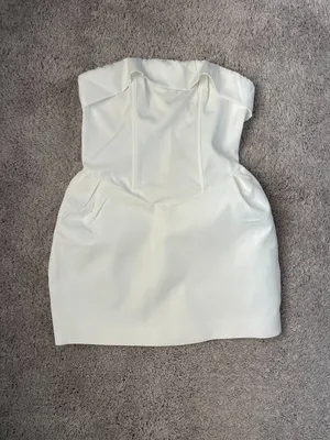 Pretty Little Thing White Mini Dress 4 thumbnail 2