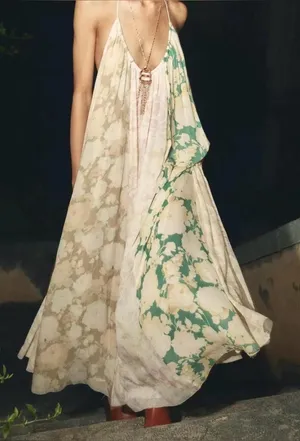 Zara Patchwork Maxi dress thumbnail 1