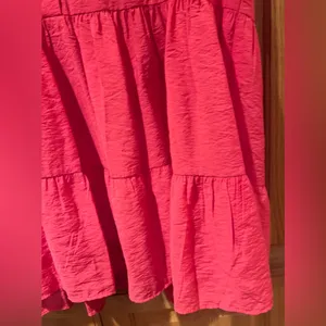 ZARA Jeweled‎ Button Ruffle Tiered Drop Waist Orange Mini Dress Size Medium thumbnail 7