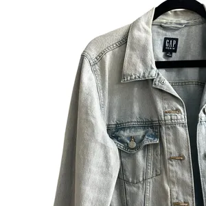 Gap Icon Denim Trucker Jacket Vintage Light Wash 90s Grunge Indie Y2K Streetwear thumbnail 2