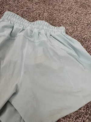Light blue high waisted lululemon shorts thumbnail 4