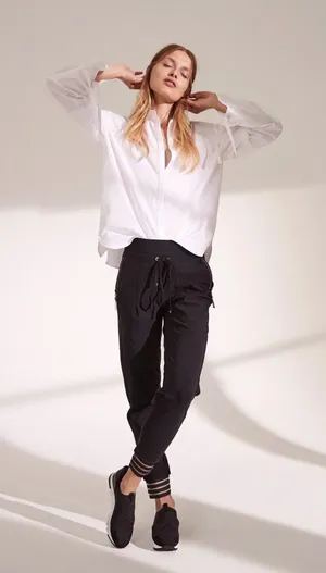 Raffaello Rossi Candy Future Pant black sz 32 XS travel quiet luxury thumbnail 1