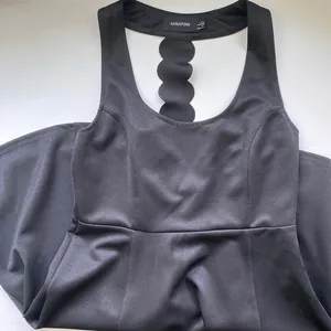 MinkPink black halter cut out black dress, size L thumbnail 2